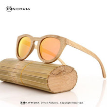 KITHDIA New Bamboo Sunglasses Men Wooden Sunglasses Women Brand Designer Vintage Wood Sun Glasses Oculos de sol masculino