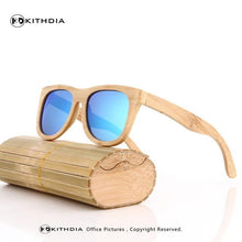 KITHDIA New Bamboo Sunglasses Men Wooden Sunglasses Women Brand Designer Vintage Wood Sun Glasses Oculos de sol masculino