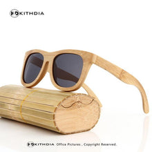 KITHDIA New Bamboo Sunglasses Men Wooden Sunglasses Women Brand Designer Vintage Wood Sun Glasses Oculos de sol masculino
