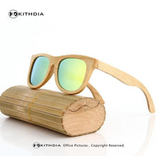 KITHDIA New Bamboo Sunglasses Men Wooden Sunglasses Women Brand Designer Vintage Wood Sun Glasses Oculos de sol masculino