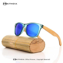KITHDIA New Bamboo Sunglasses Men Wooden Sunglasses Women Brand Designer Vintage Wood Sun Glasses Oculos de sol masculino