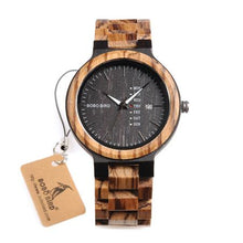 Two-tone wooden Watch