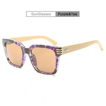 GY square wood sunglasses men Polarized Brand Fashion Square bamboo Sunglasses female wooden Sun Glasses for Male Oculos Eyewear