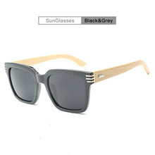 GY square wood sunglasses men Polarized Brand Fashion Square bamboo Sunglasses female wooden Sun Glasses for Male Oculos Eyewear