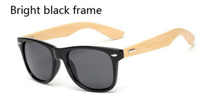 17 color Wood Sunglasses Men women square bamboo Women for women men Mirror Sun Glasses retro de sol masculino 2018 Handmade