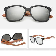 Vintage Wood Temple Square Sun Glasses for Men Lentes de Sol Hombre Unisex Wooden Sunglasses UV400 Oculos Retro Male Goggles