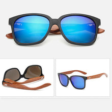 Vintage Wood Temple Square Sun Glasses for Men Lentes de Sol Hombre Unisex Wooden Sunglasses UV400 Oculos Retro Male Goggles